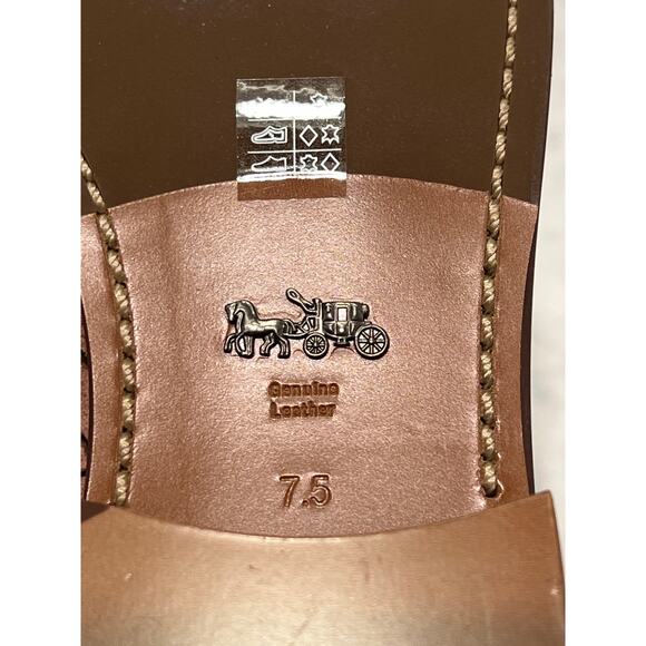 NWOT Coach Women’s Genuine Leather Bowery Chelsea With Cut Out Boots Sz 7.5 Pink - Picture 8 of 8